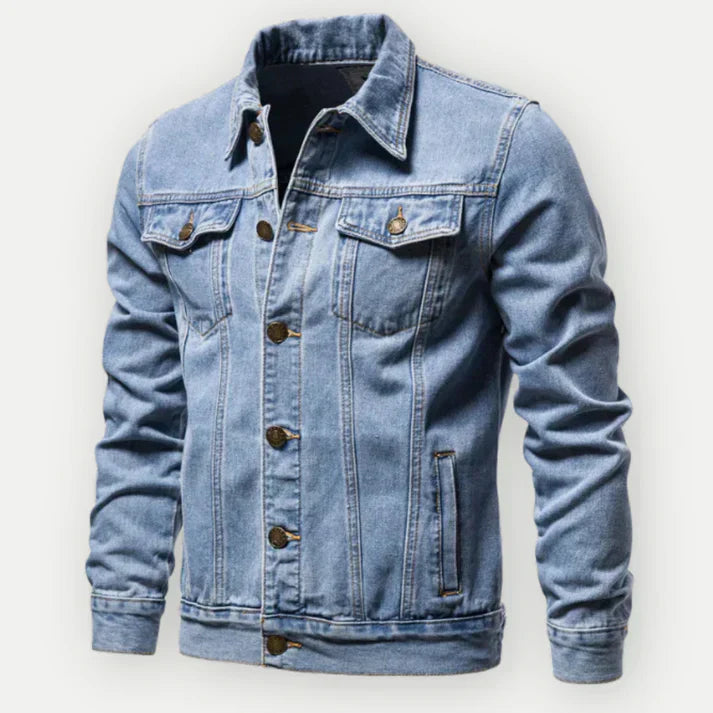 Stilla | Stilfuld Denim Trucker Jakke