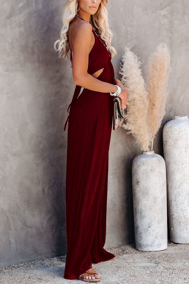 Stilla | Top Influencer Halter Etykke Jumpsuit