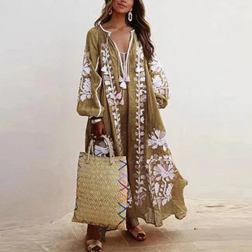 Stilla | Oversized Kjoler Med Vintage Print