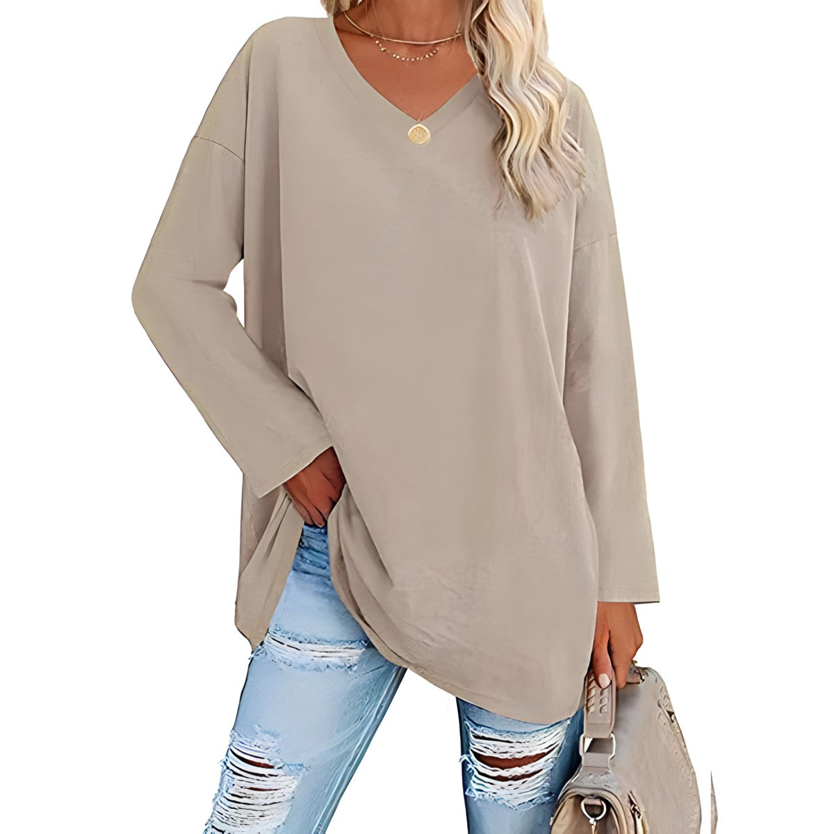 Stilla | Afslappet V-hals Sweater