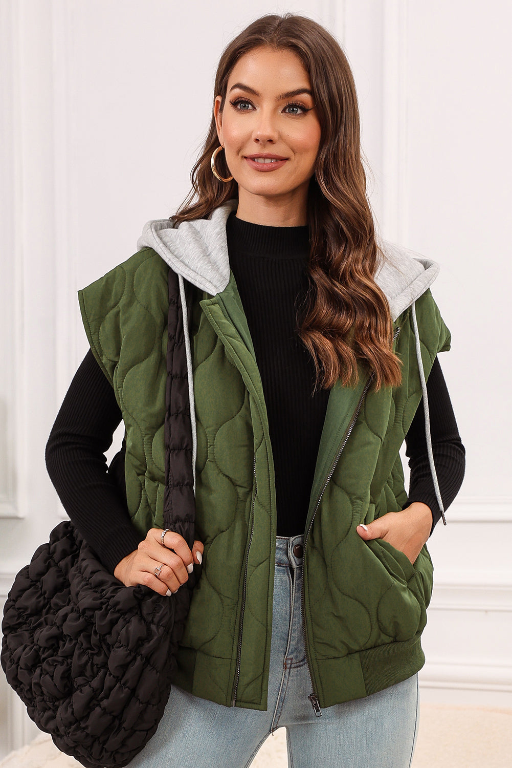 Stilla | Lynlås Dunker Vest Kappe