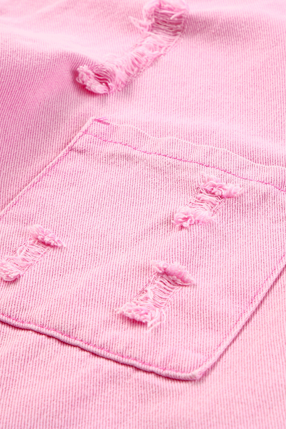 Stilla | Knap-Op Raw Hem Denim Jacket