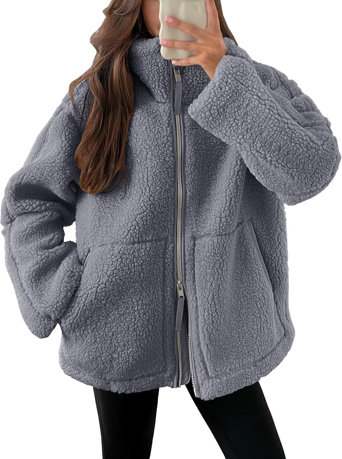 Stilla | Cosy Zip up Teddy Fleece Jakke Trøje