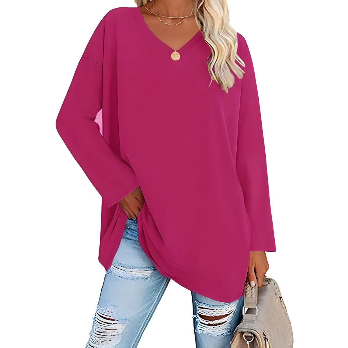 Stilla | Afslappet V-hals Sweater