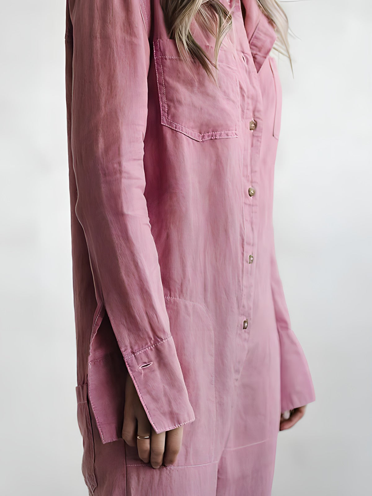 Stilla | Casual og Løs Jumpsuit Med Lange Ærmer