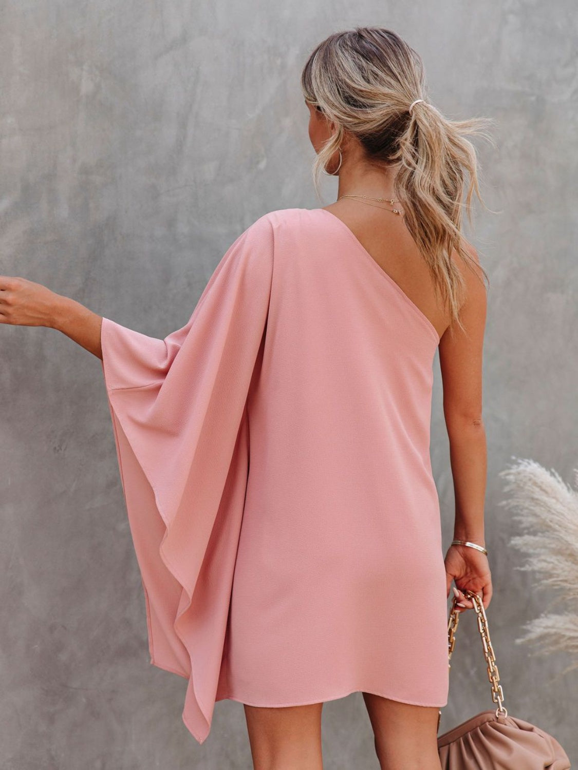 Stilla | Skulder Kimono Ærme Mini Kjole