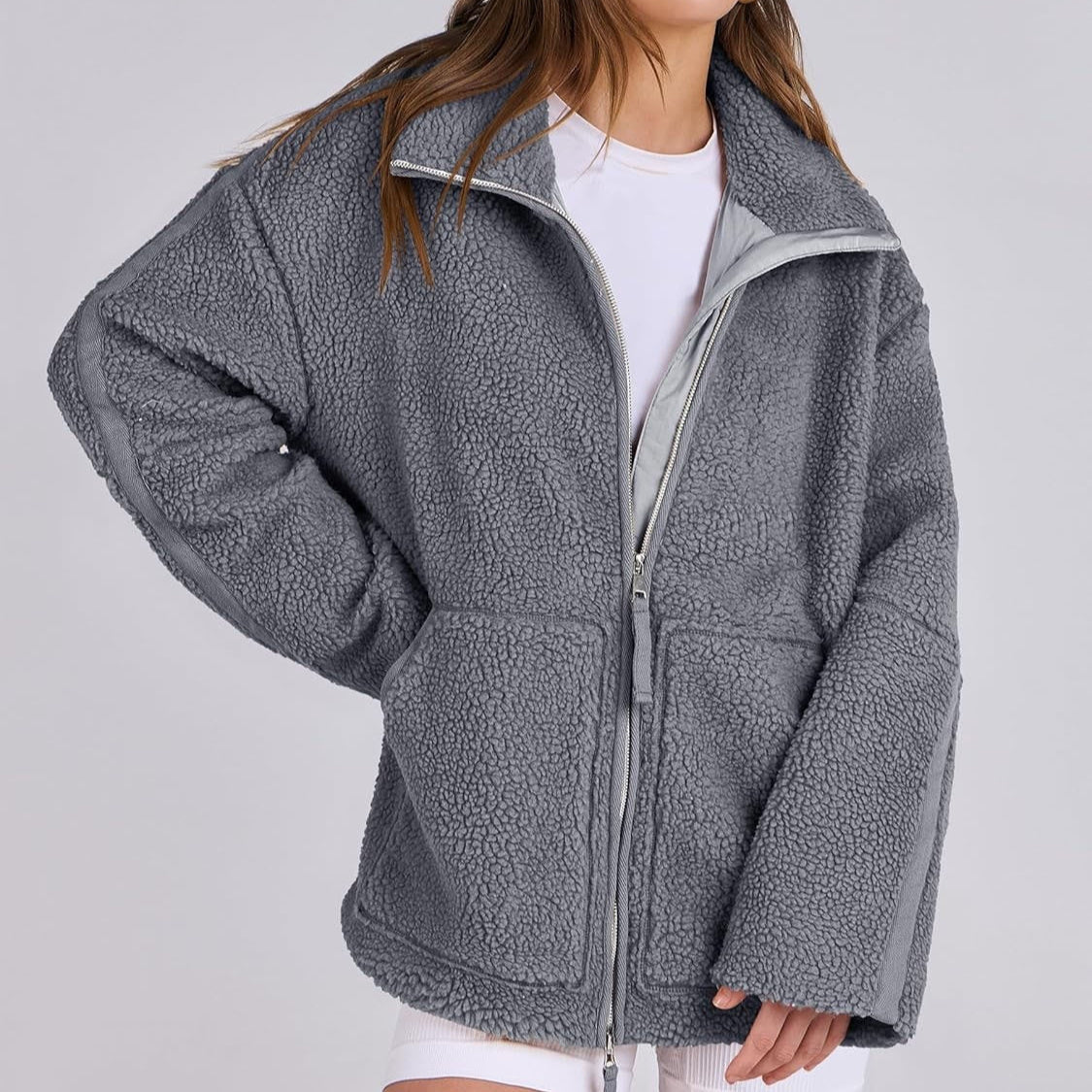 Stilla | Cosy Zip up Teddy Fleece Jakke Trøje