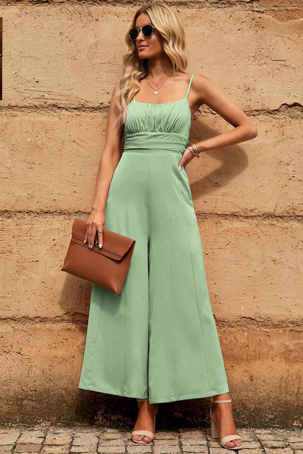 Stilla | Stropbundet sømdetalje jumpsuit