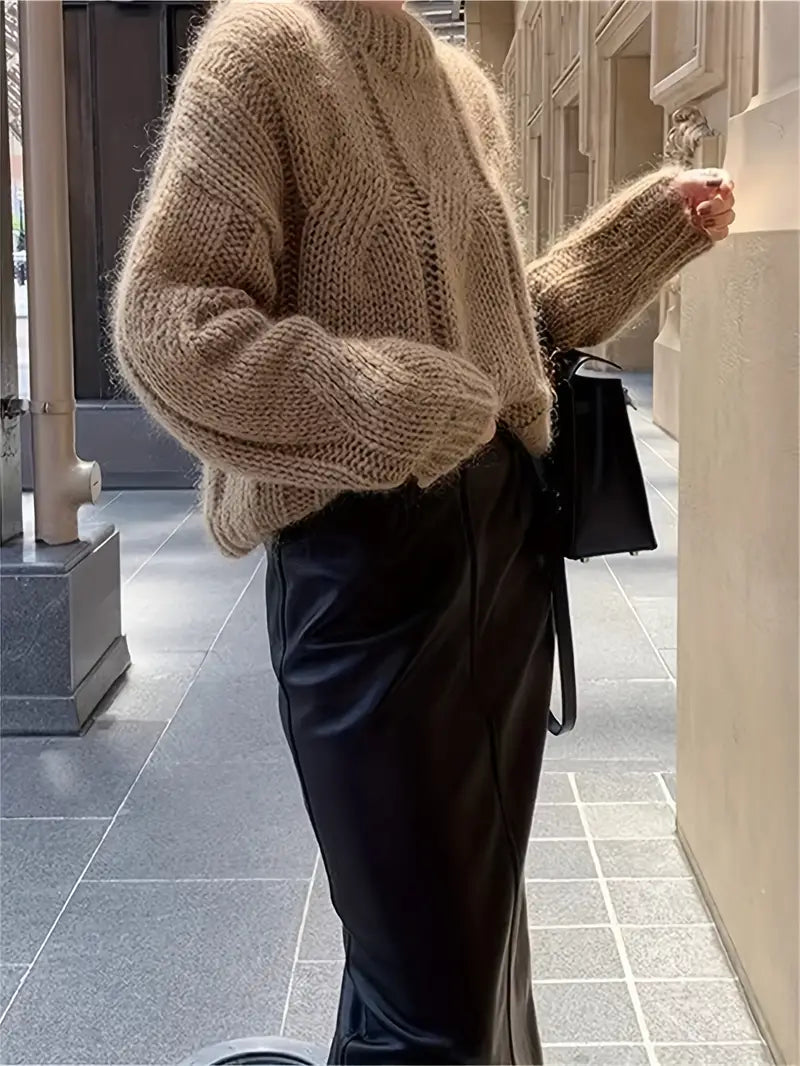 Stilla | Pullover Af Tykt Strik