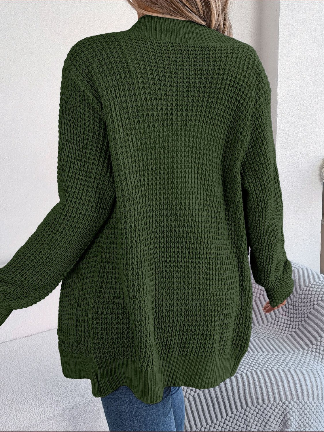 Stilla | Front langærmet cardigan med lommer