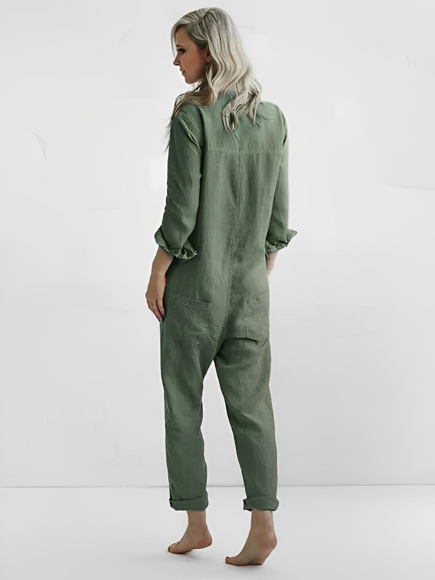Stilla | Stilfuldt Grønt Jumpsuit