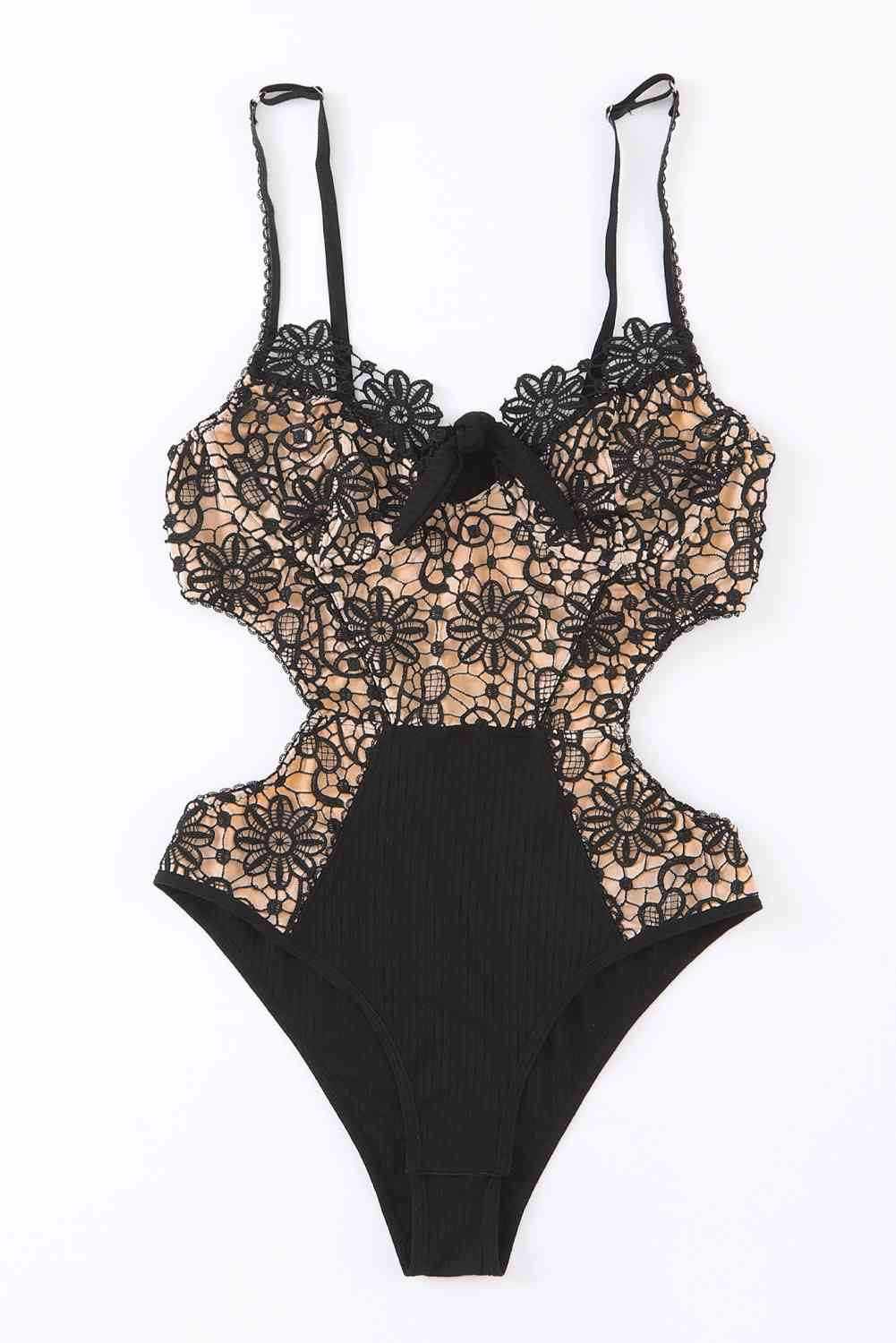 Stilla | Justerbar Spaghettistrop Tied Bodysuit