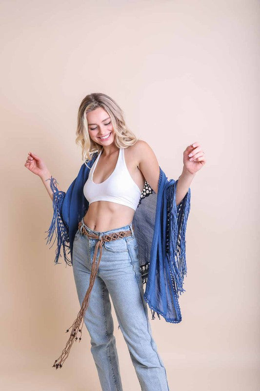 Stilla | Medaillon Frynse Kimono