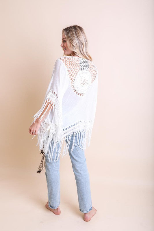 Stilla | Medaillon Frynse Kimono