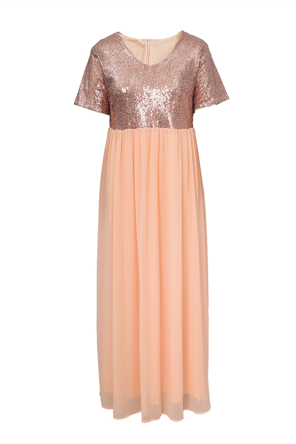 Stilla | Størrelse Paillet Spliced Maxi Kjole