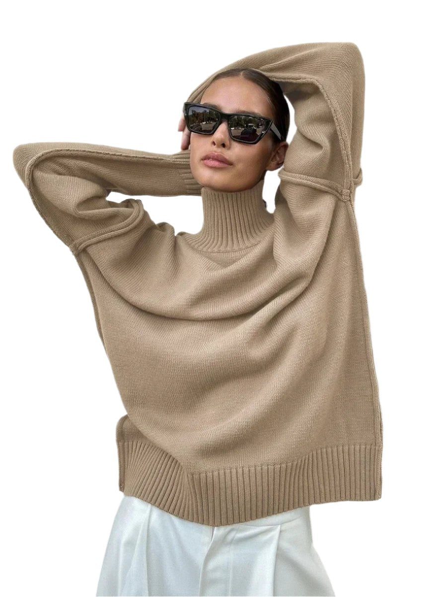 Stilla | Trendy Rullekravesweater Til Kvinder I Fin Strik
