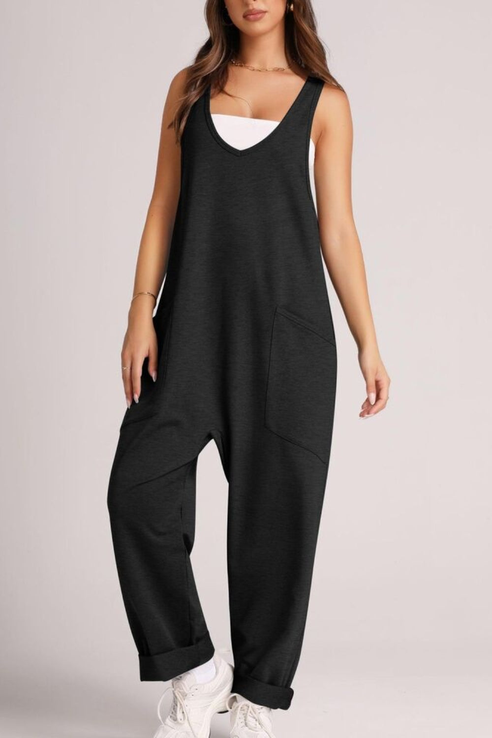Stilla | Strop Jumpsuit Med Lommer