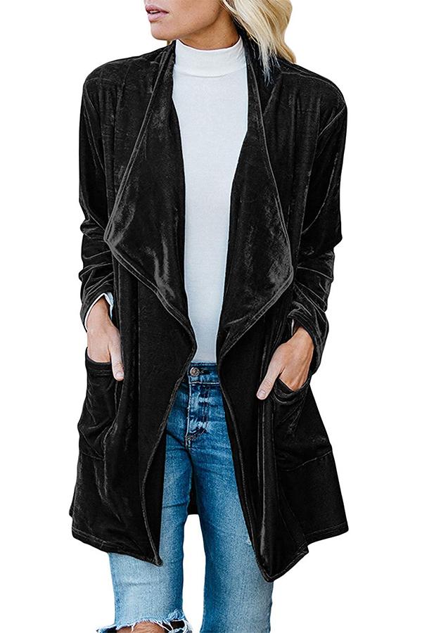 Stilla | Veste Lang Velour Vest