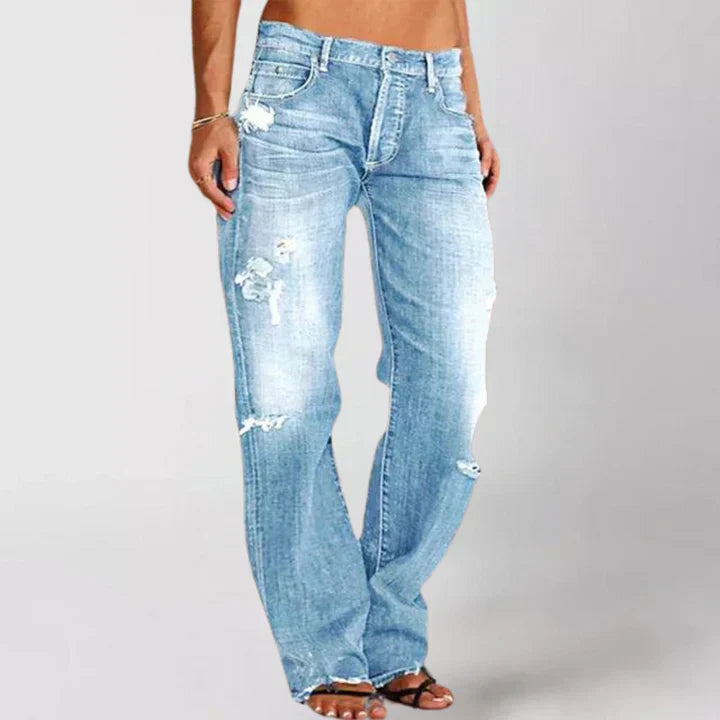 Stilla | Løse Jeans med Brede Ben til Kvinder