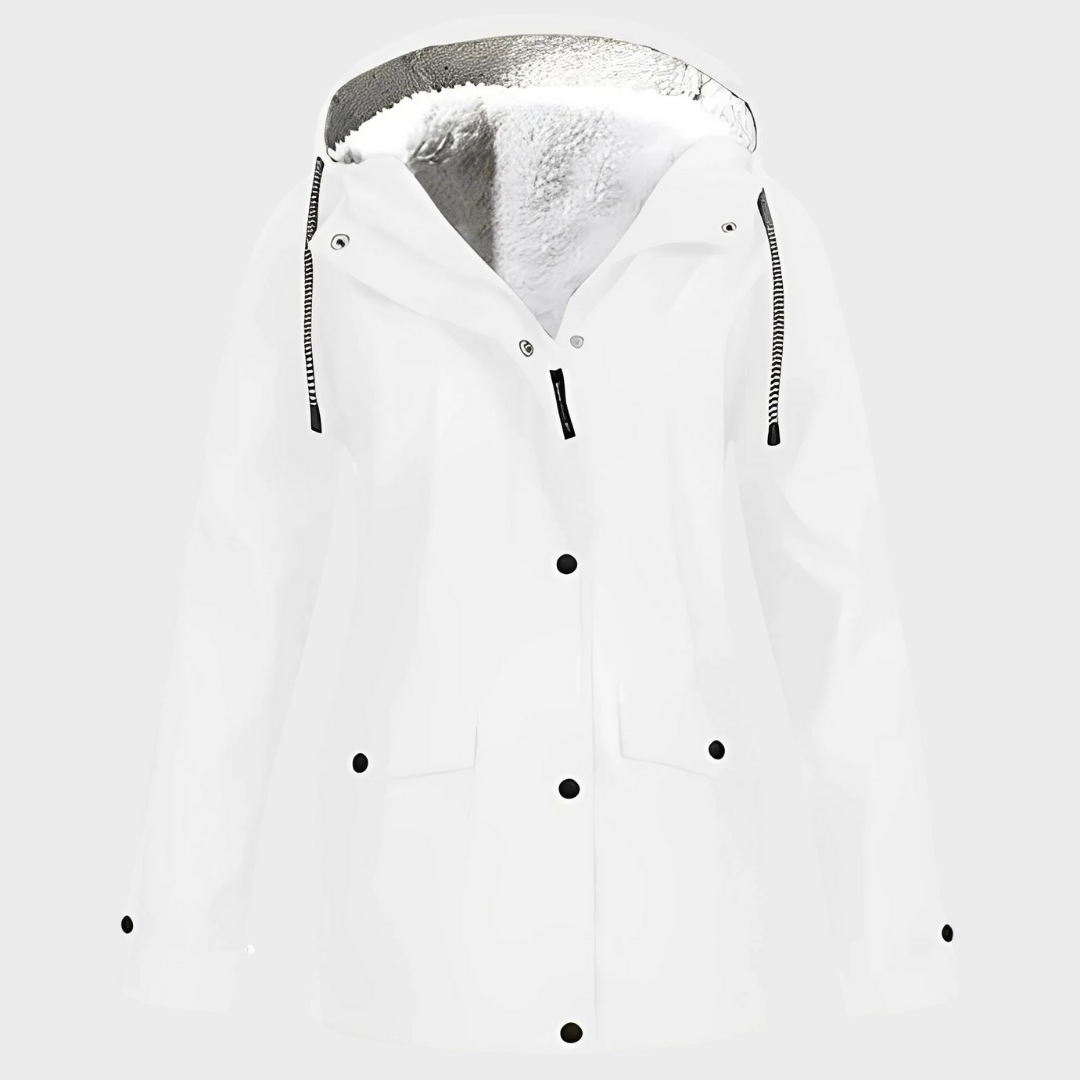Stilla | Fleece Fôret Regnjakke