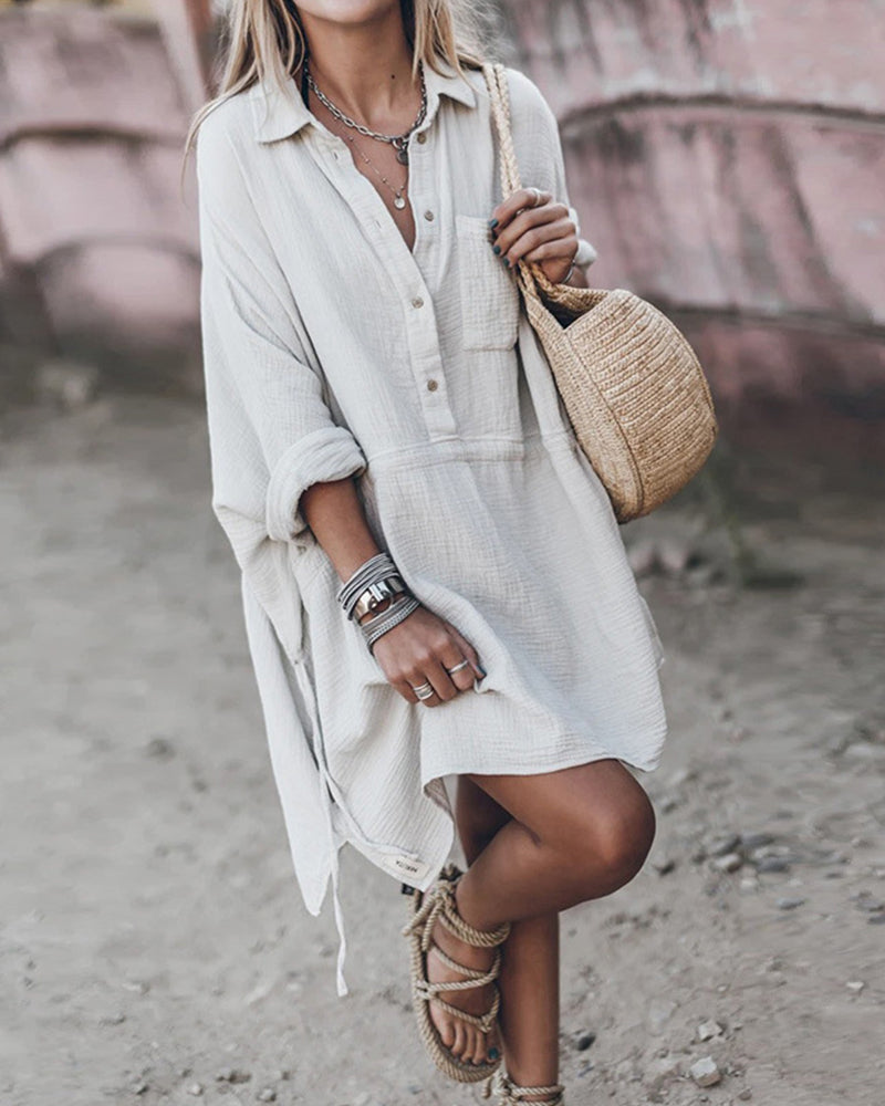 Stilla | Chic Tunika Kjole Med Moderne Snit