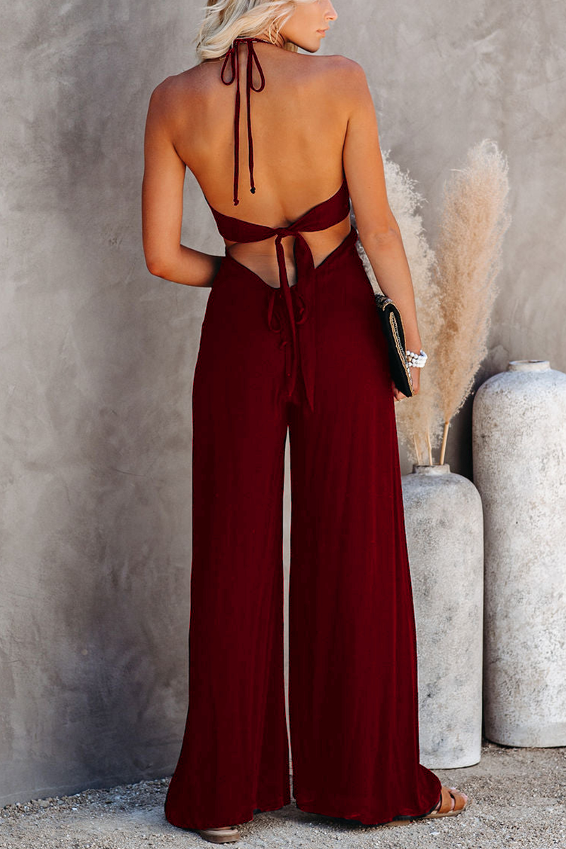 Stilla | Top Influencer Halter Etykke Jumpsuit