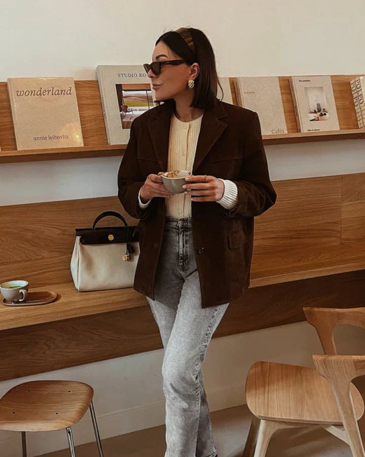 Stilla | Klassisk Ruskindsblazer