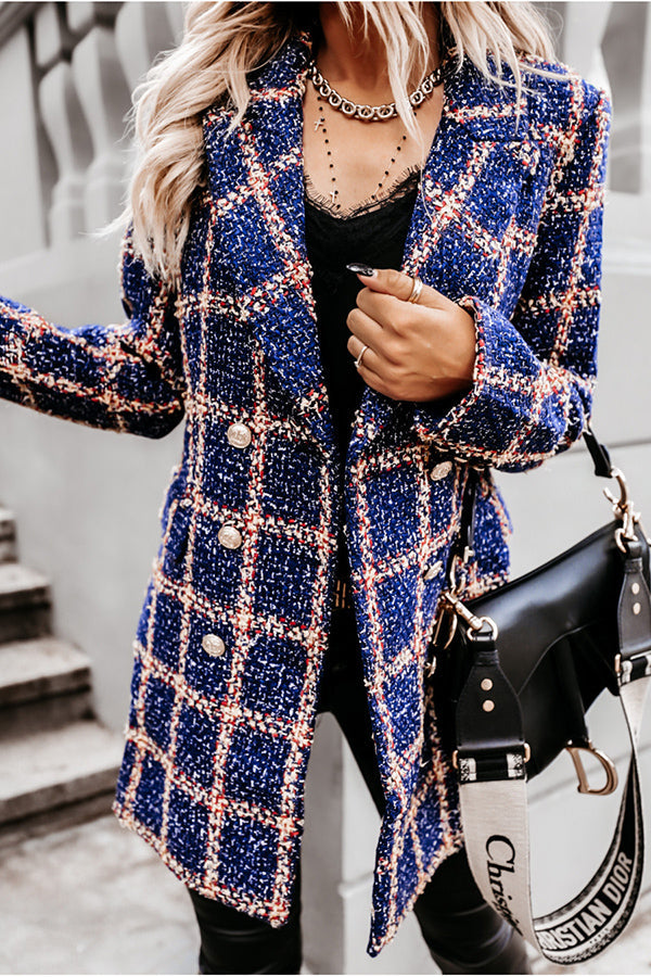Stilla | Making Statements Plaid Tweed Blazer