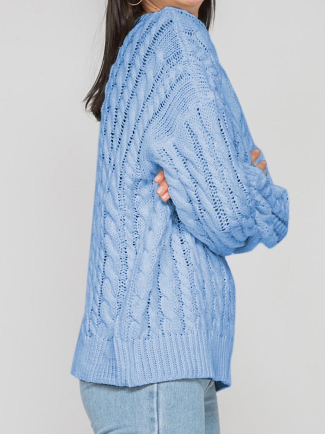 Stilla | Rund Ærme Kabel-Strik Sweater