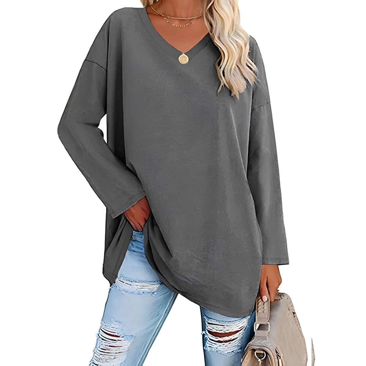 Stilla | Afslappet V-hals Sweater