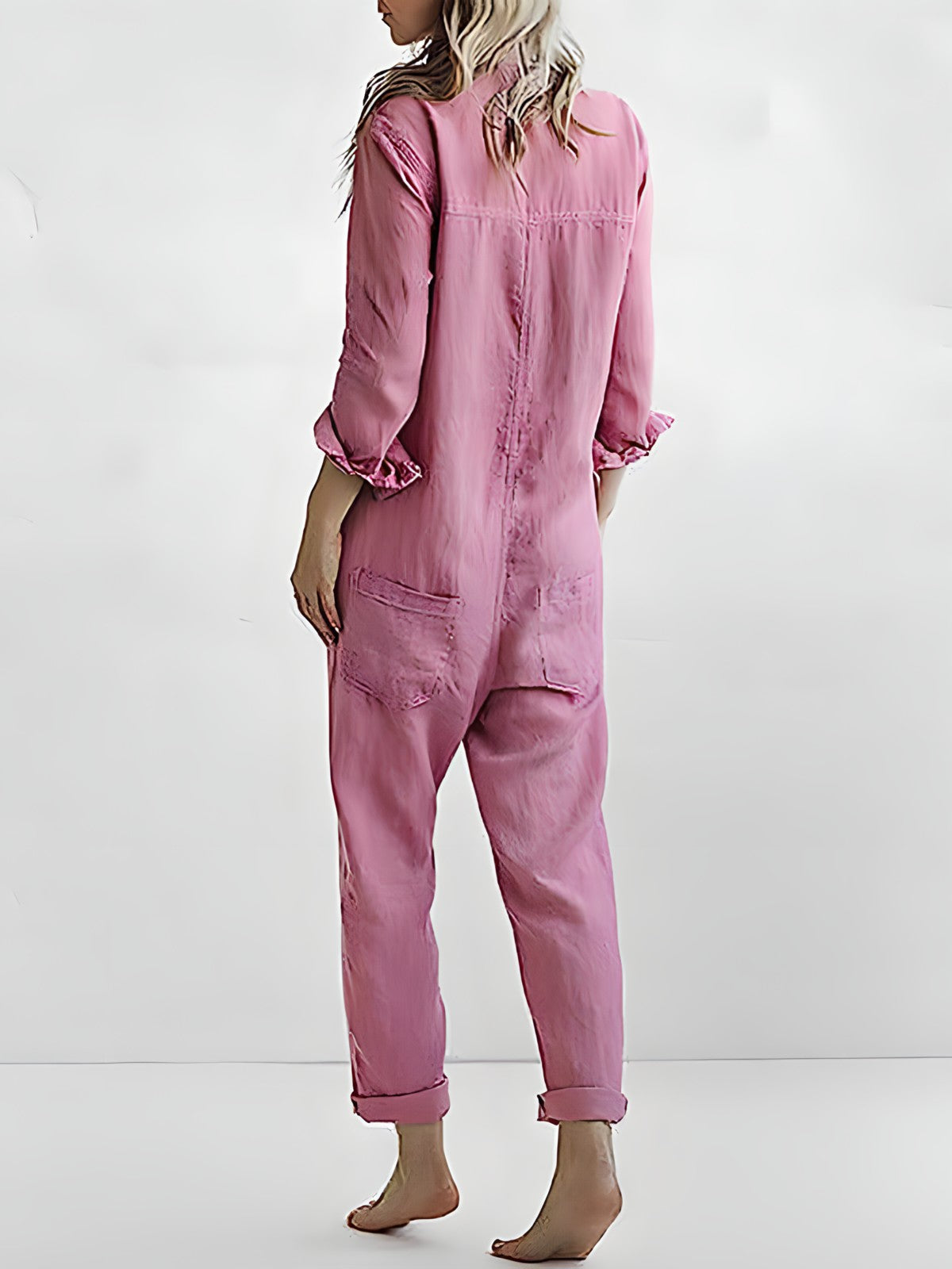 Stilla | Casual og Løs Jumpsuit Med Lange Ærmer