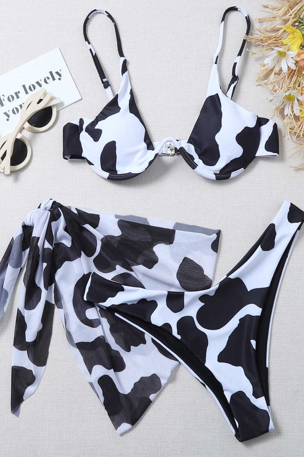 Stilla | Print Tre-dels Badetøj Set
