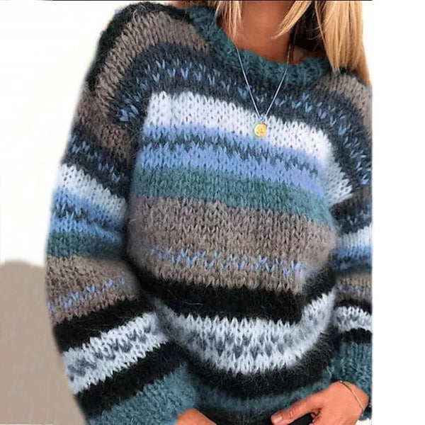 Stilla | Jacquard Pullover Teresa Farver
