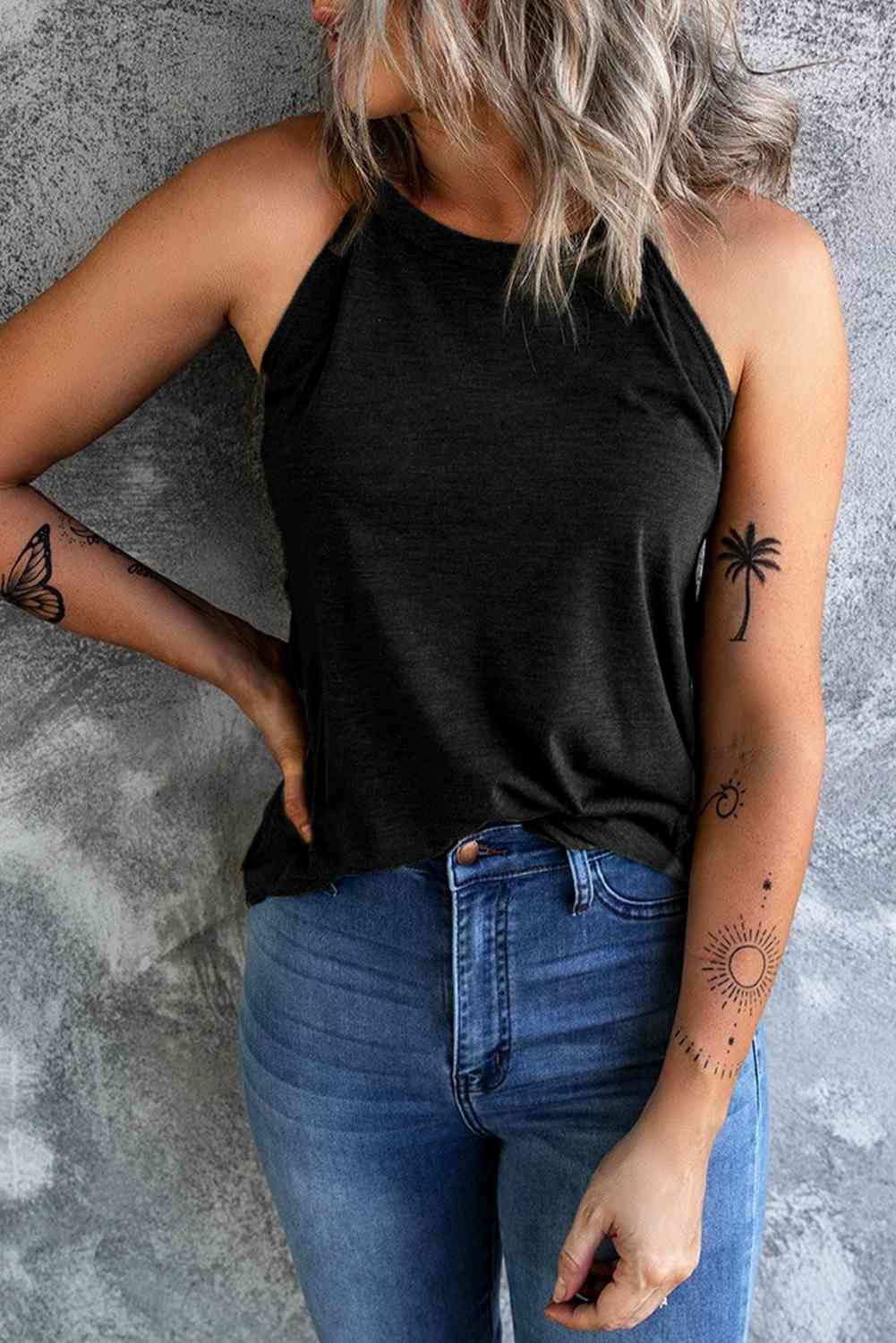 Stilla | Hem Grecian Tank Top