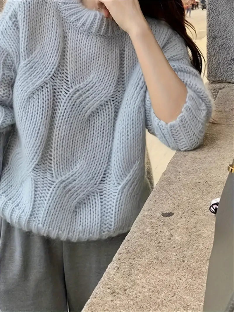 Stilla | Pullover Af Tykt Strik
