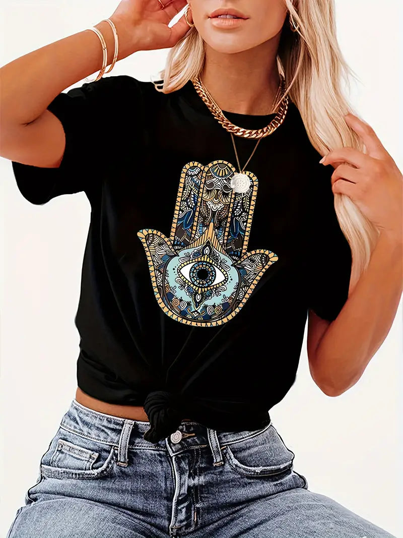 Stilla | Bohemian Style T-Shirt til Damer