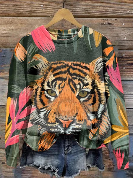 Stilla | Sweater med Dyremønster