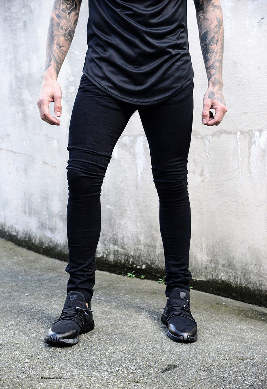Herre Skinny Leggings med høj elasticitet og sporty pasform Stilla