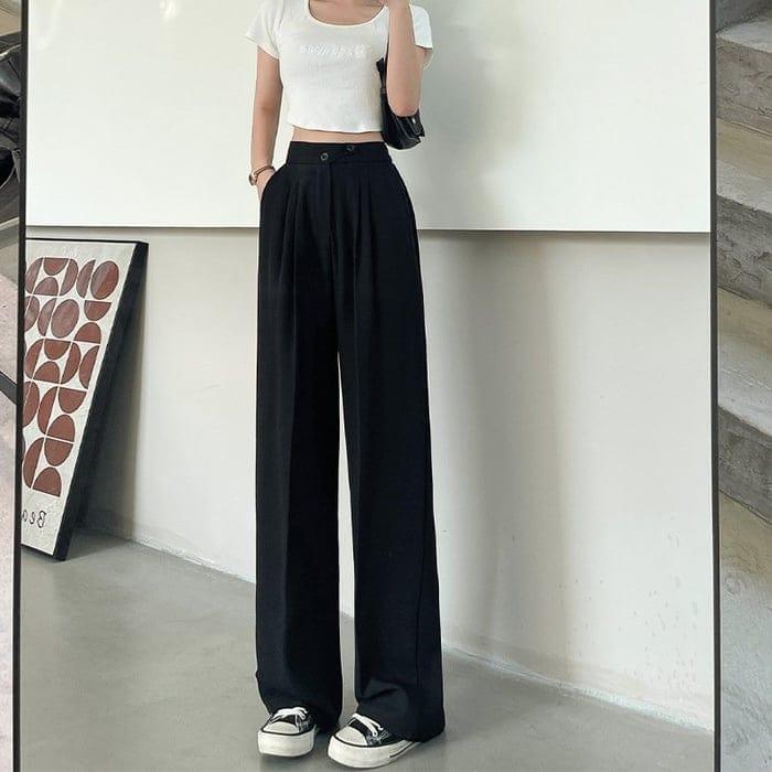 Stilla | Dame bred Chic Bukser