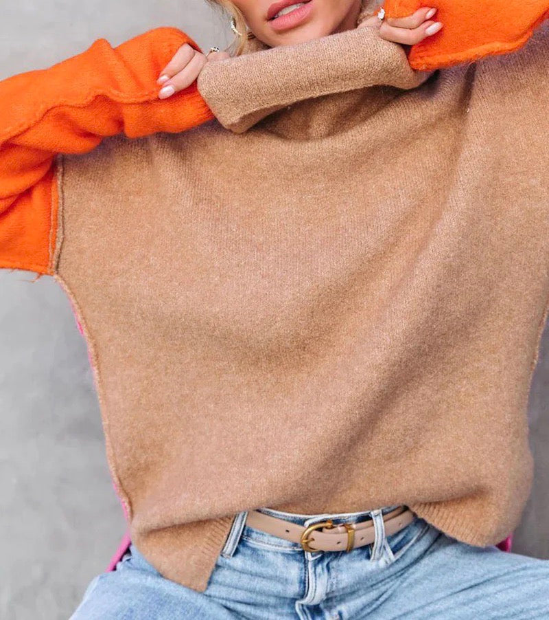 Stilla | Fantastisk Sweater med Farveblokke
