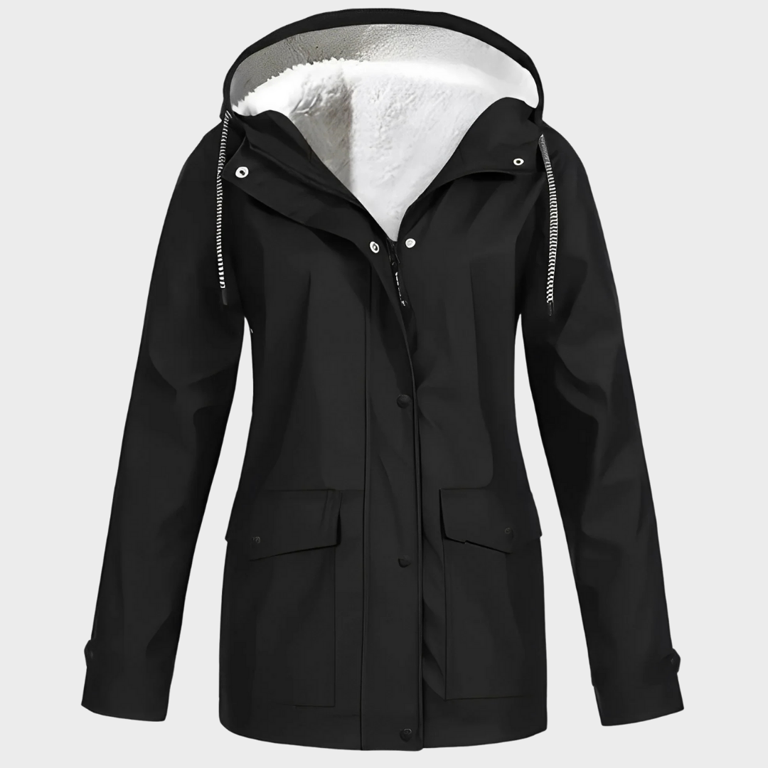 Stilla | Fleece Fôret Regnjakke