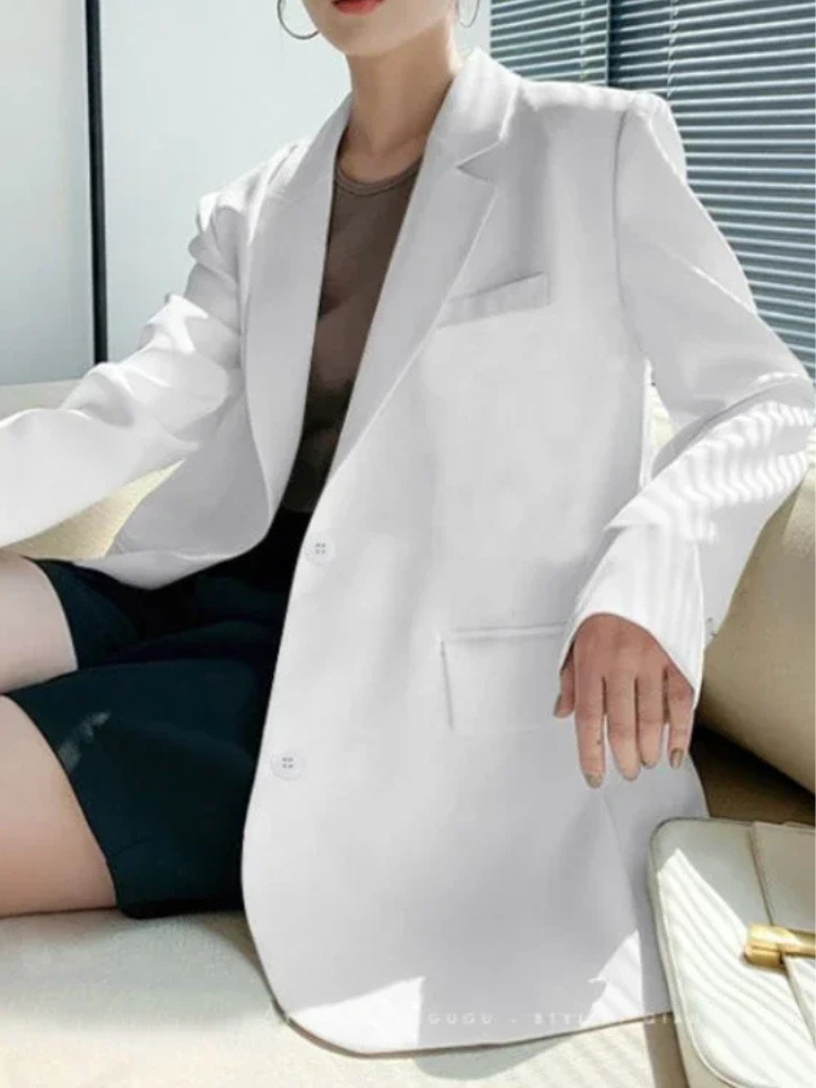 Stilla | Slim Fit Lang Blazer til Kvinder