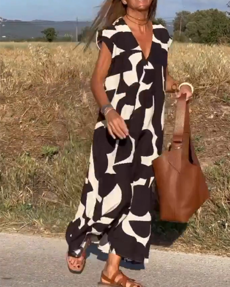 Stilla | V Hals Kjole Eksplosion Af Stil Og Elegance!