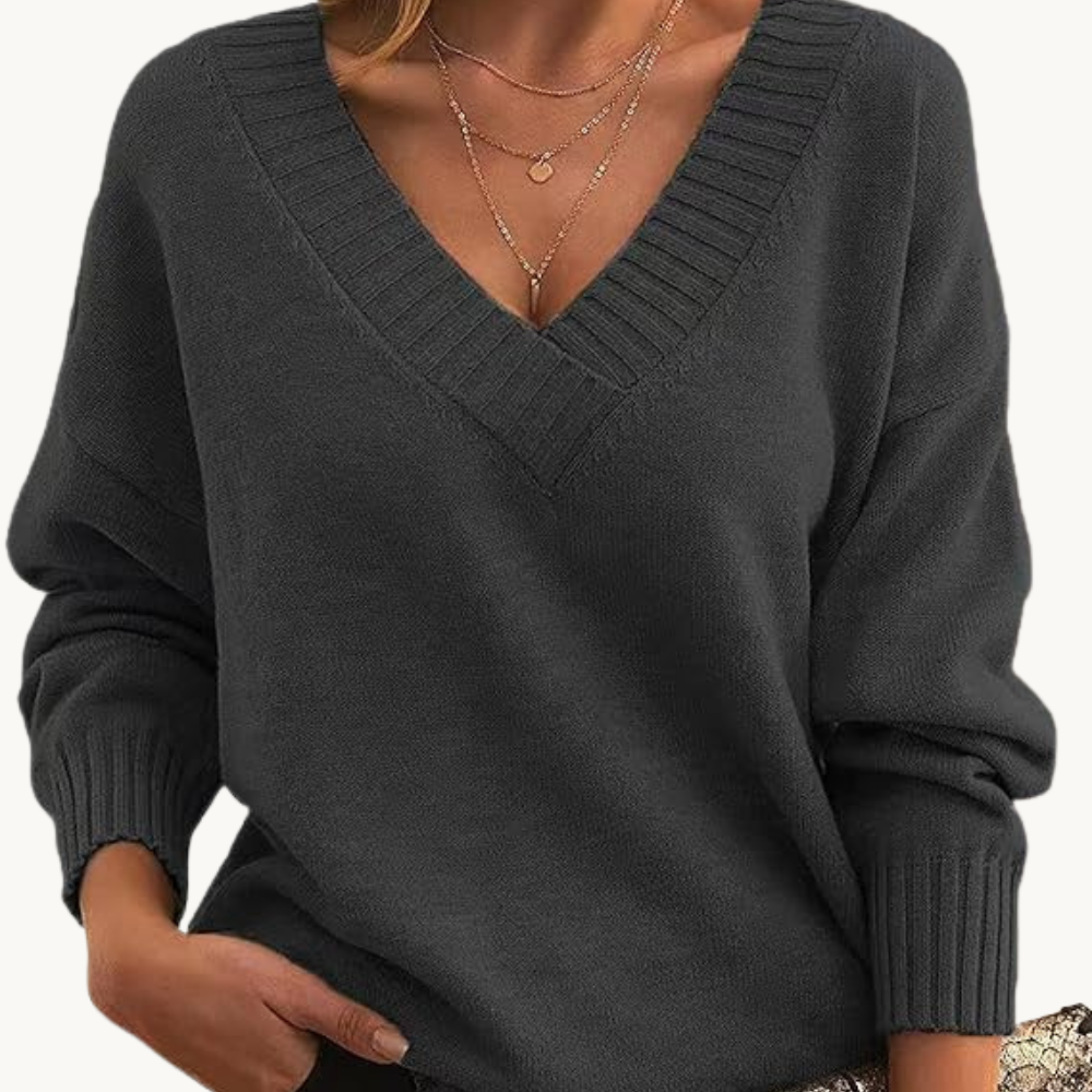 Stilla | Pullover i kasmir med v-hals til damer