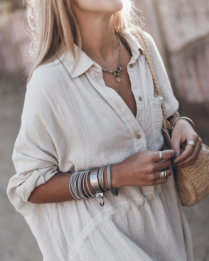 Stilla | Chic Tunika Kjole Med Moderne Snit