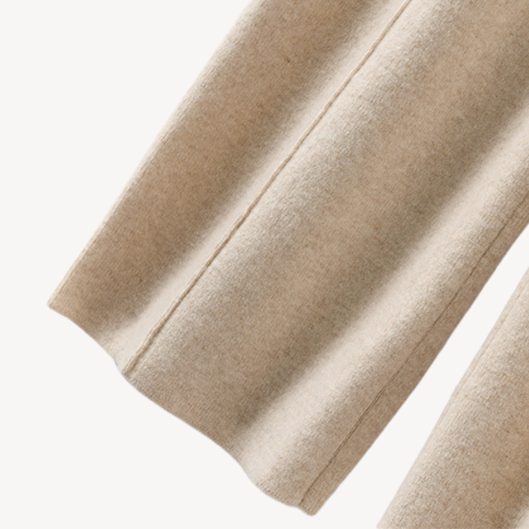 Stilla | Kvinders Cashmere Bredbenede Bukser Luksuriøs Loungewear