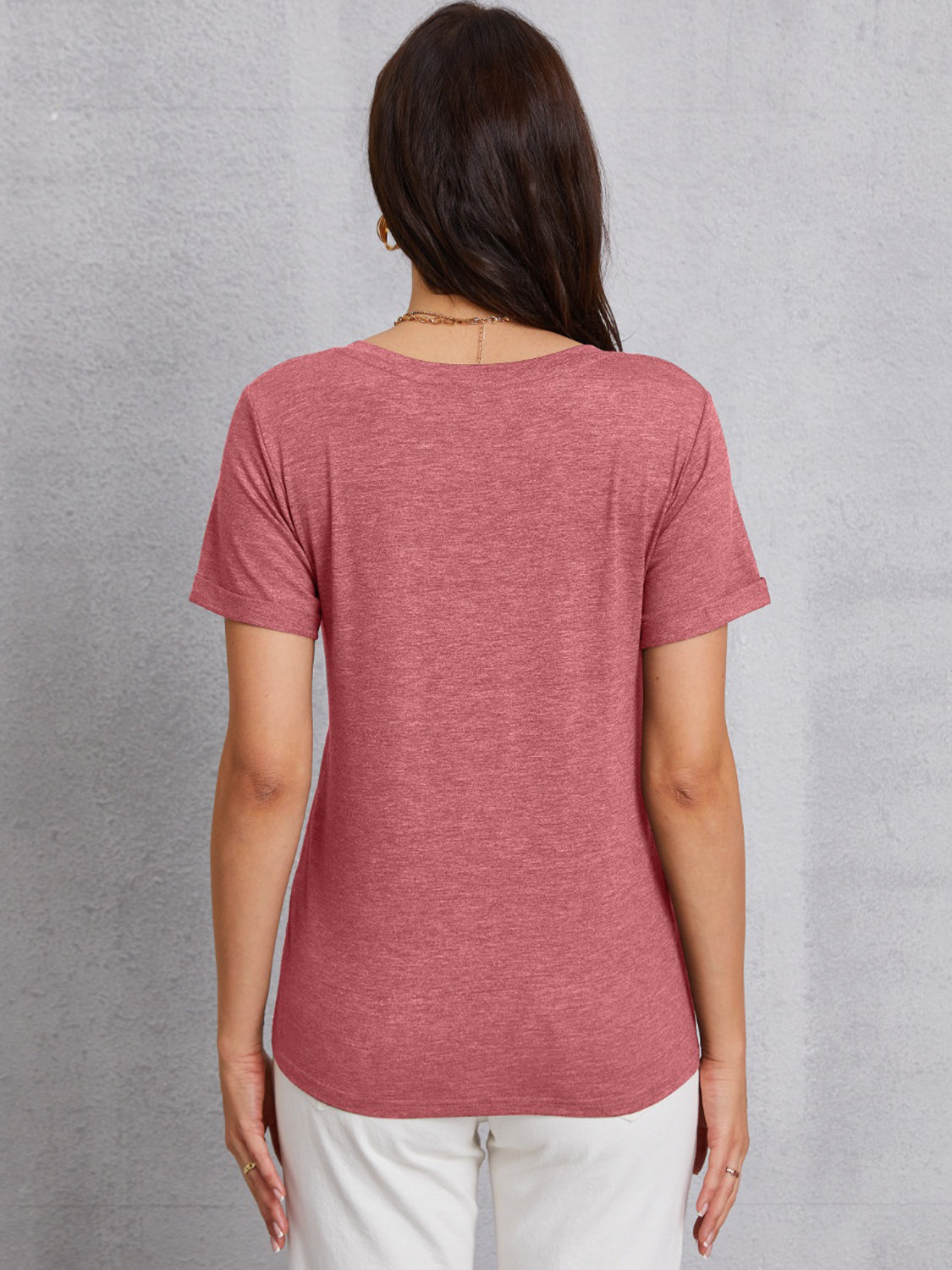 Stilla | Kan Gøre Denne Kaffe V-hals Kort Ærmet T-shirt