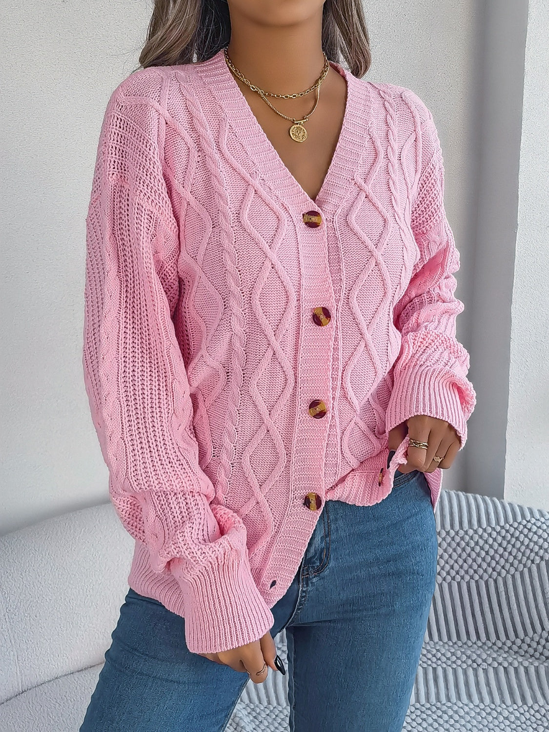 Stilla | Strik Langærmet Cardigan