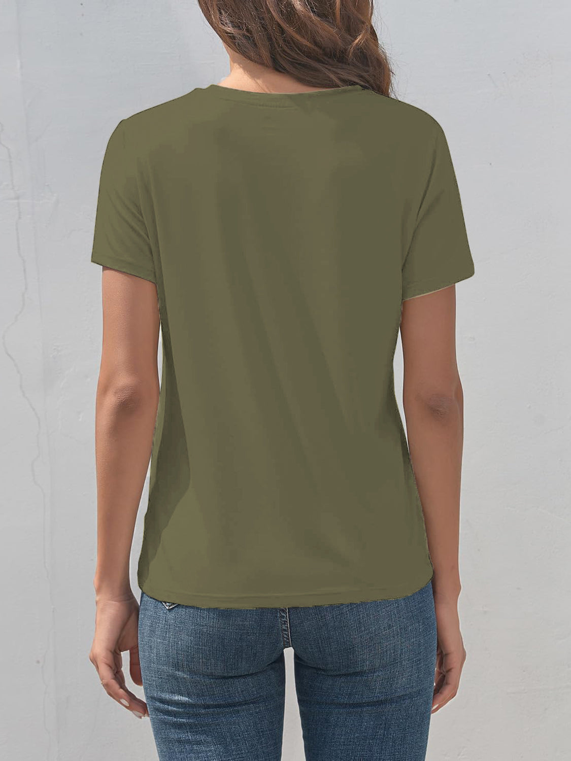 Stilla | Grafisk Rund Hals Korte Ærmer T-Shirt