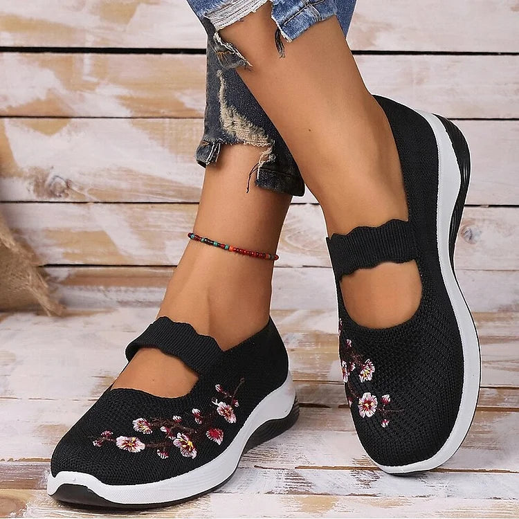 Stilla | Åndbar Slip on Ortopædiske Gang Sneakers